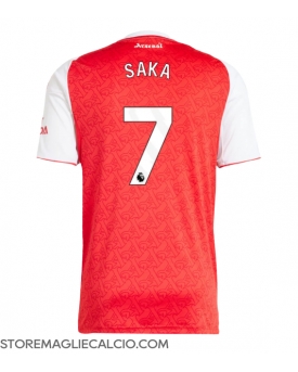 Arsenal Bukayo Saka #7 Maglia Gara Casa Repliche 2025-26